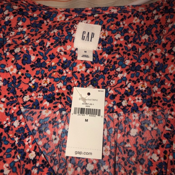GAP Pink Floral Dress, M, NWT - Picture 3 of 3
